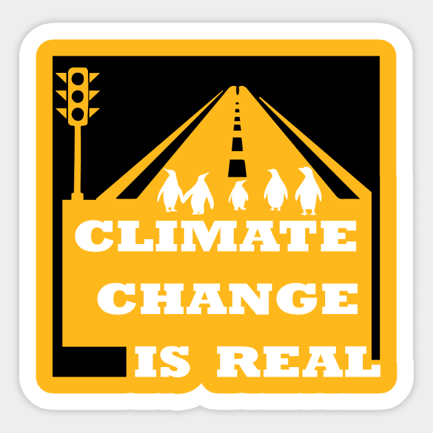 climate change is real, awareness environmental Sticker by PrisDesign99